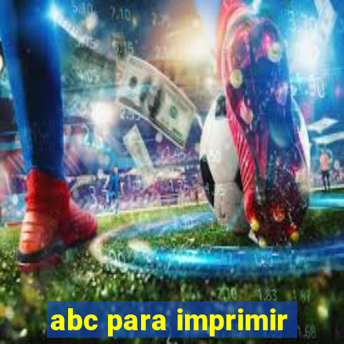 abc para imprimir